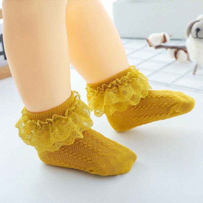 Lace Bow Socks