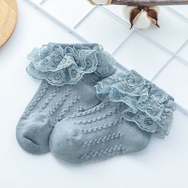 Lace Bow Socks