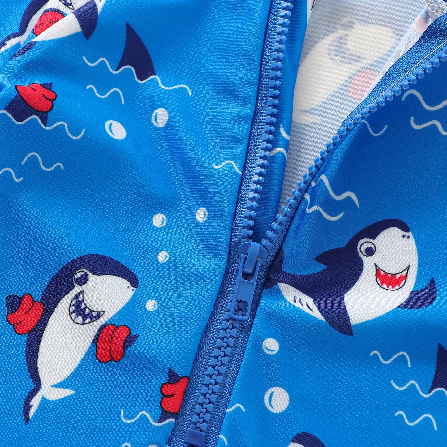Cartoon Animal Zipper Swimsuit