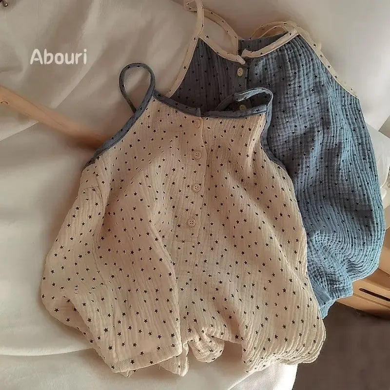 Loose Cotton Jumpsuit