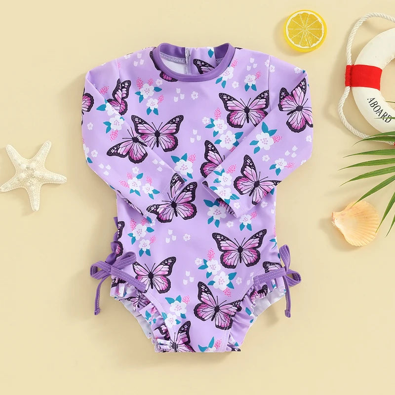 Long Sleeve Baby Swimsuits