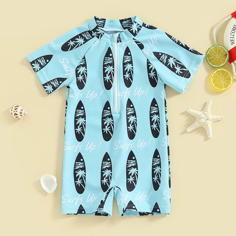 0-24 Toddler Zip Up Swimsuit