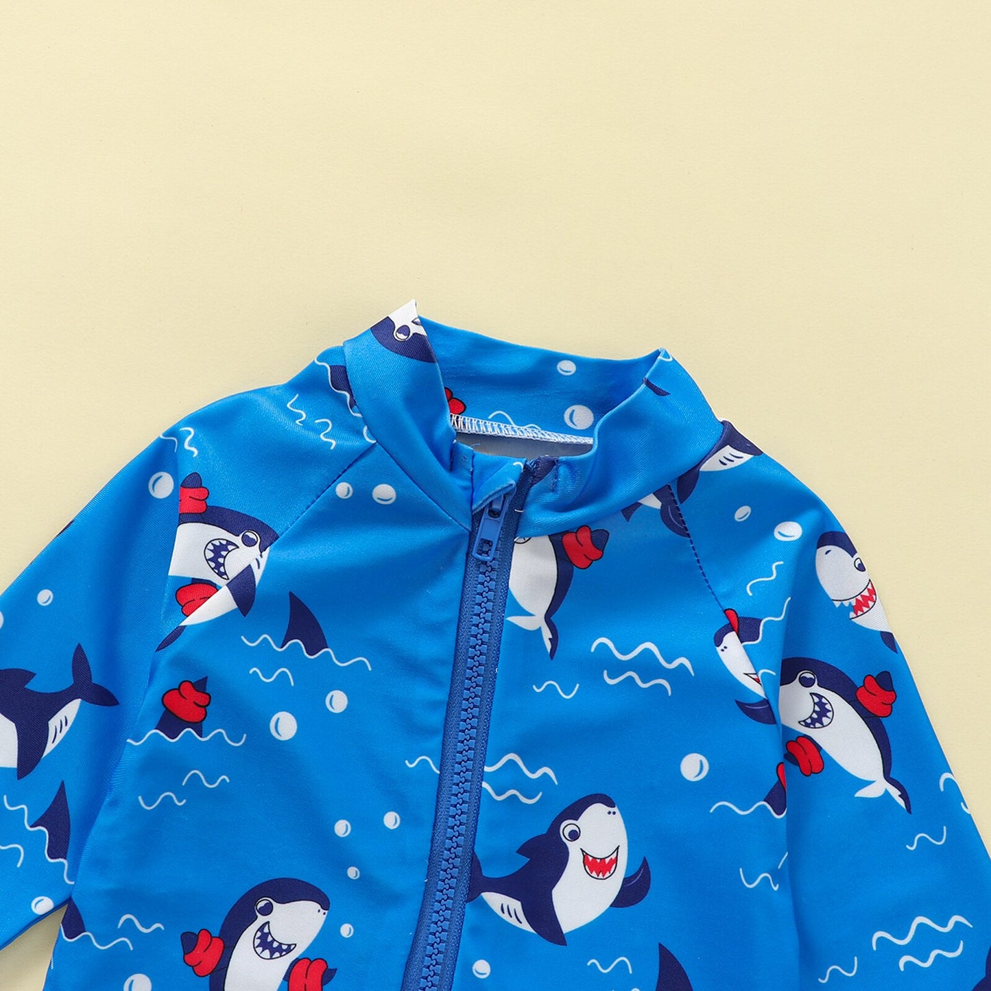 Cartoon Animal Zipper Swimsuit