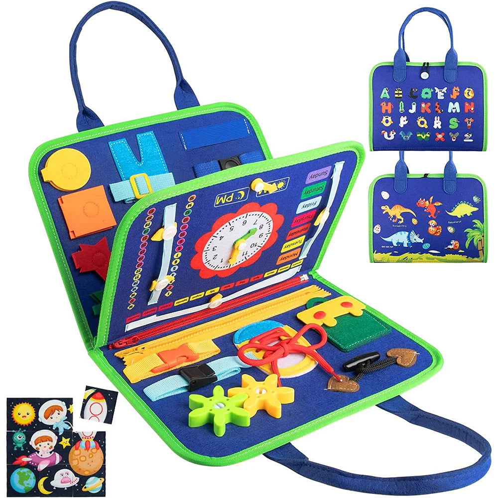 Montessori Busy Board for Toddlers