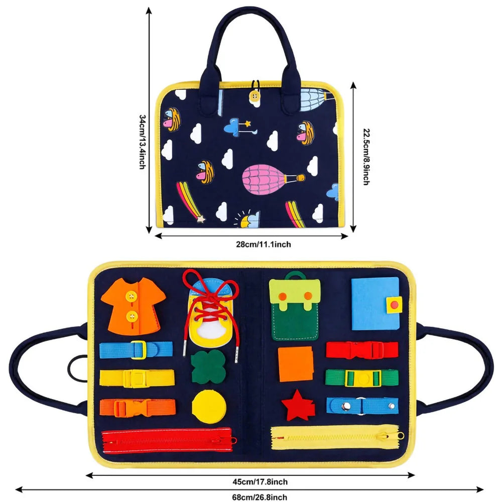 Montessori Busy Board for Toddlers