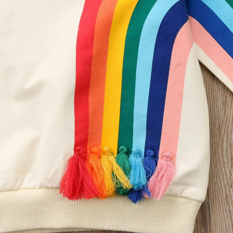 Retro Rainbow Sweatshirt kids