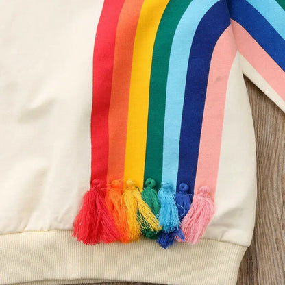 Retro Rainbow Sweatshirt kids