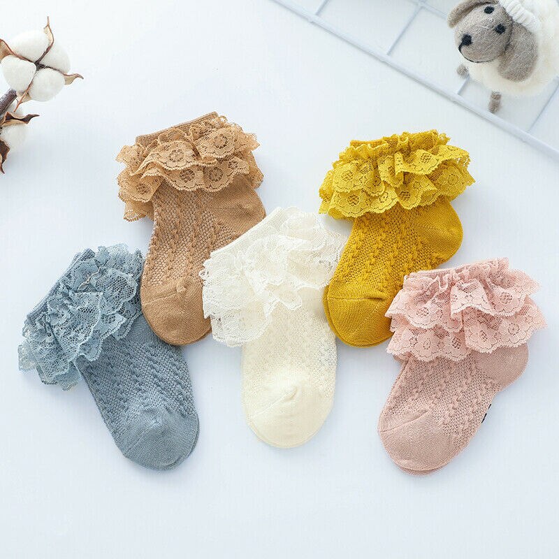 Lace Bow Socks