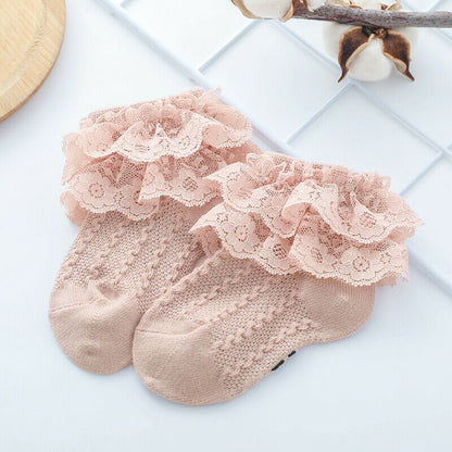Lace Bow Socks