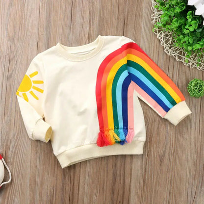 Retro Rainbow Sweatshirt kids