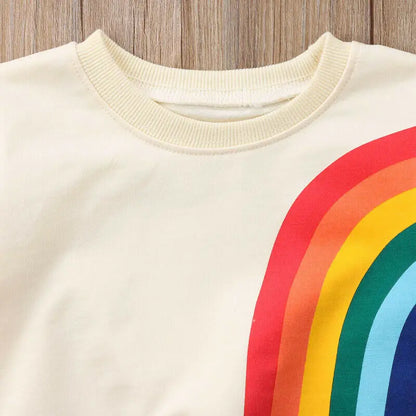 Retro Rainbow Sweatshirt kids