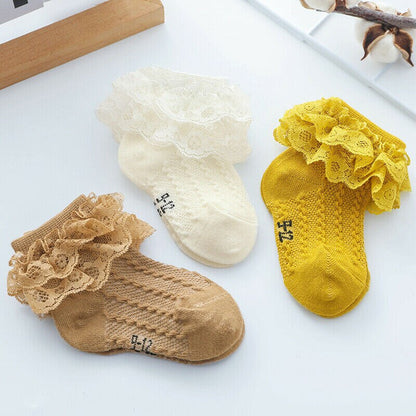 Lace Bow Socks