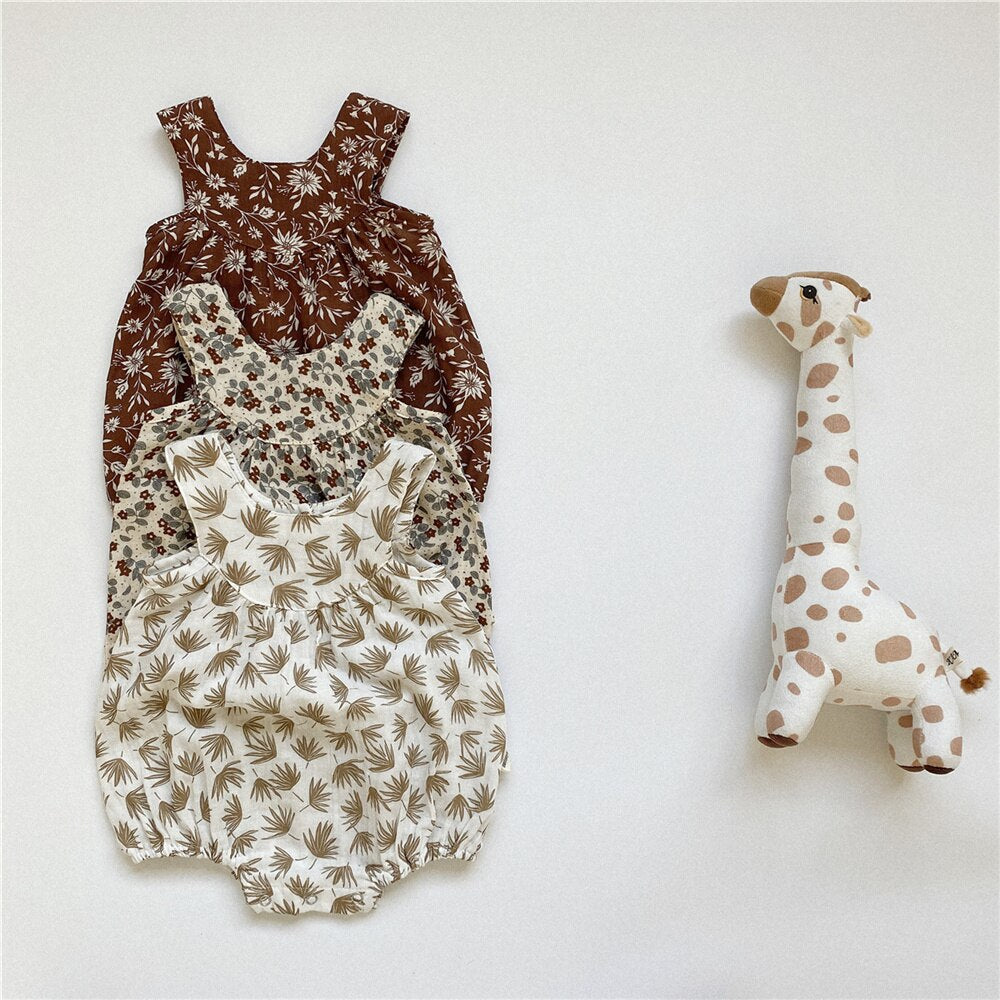Summer Floral Baby Romper
