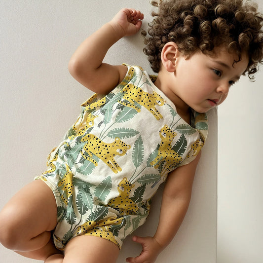 Cute Animal Print Romper