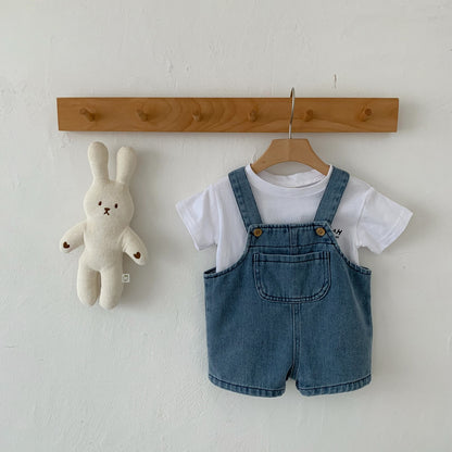 Baby Tee + Overall Pants