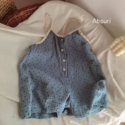 Loose Cotton Jumpsuit