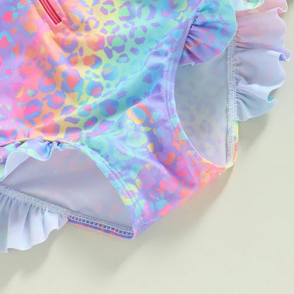 Ruffle Fish Scale Swimsuit