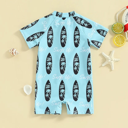 0-24 Toddler Zip Up Swimsuit