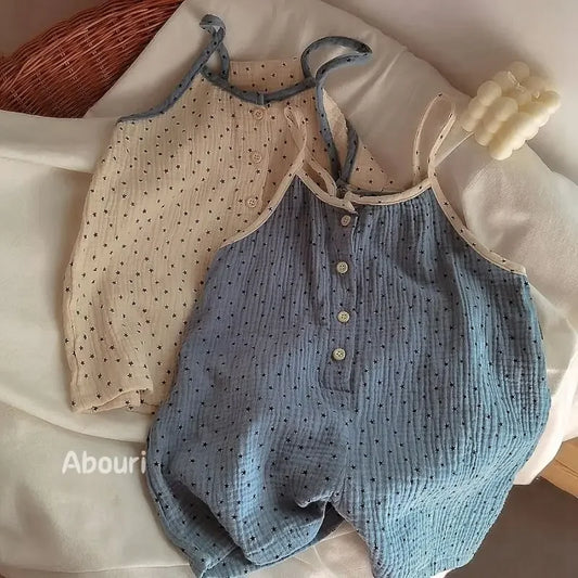 Loose Cotton Jumpsuit