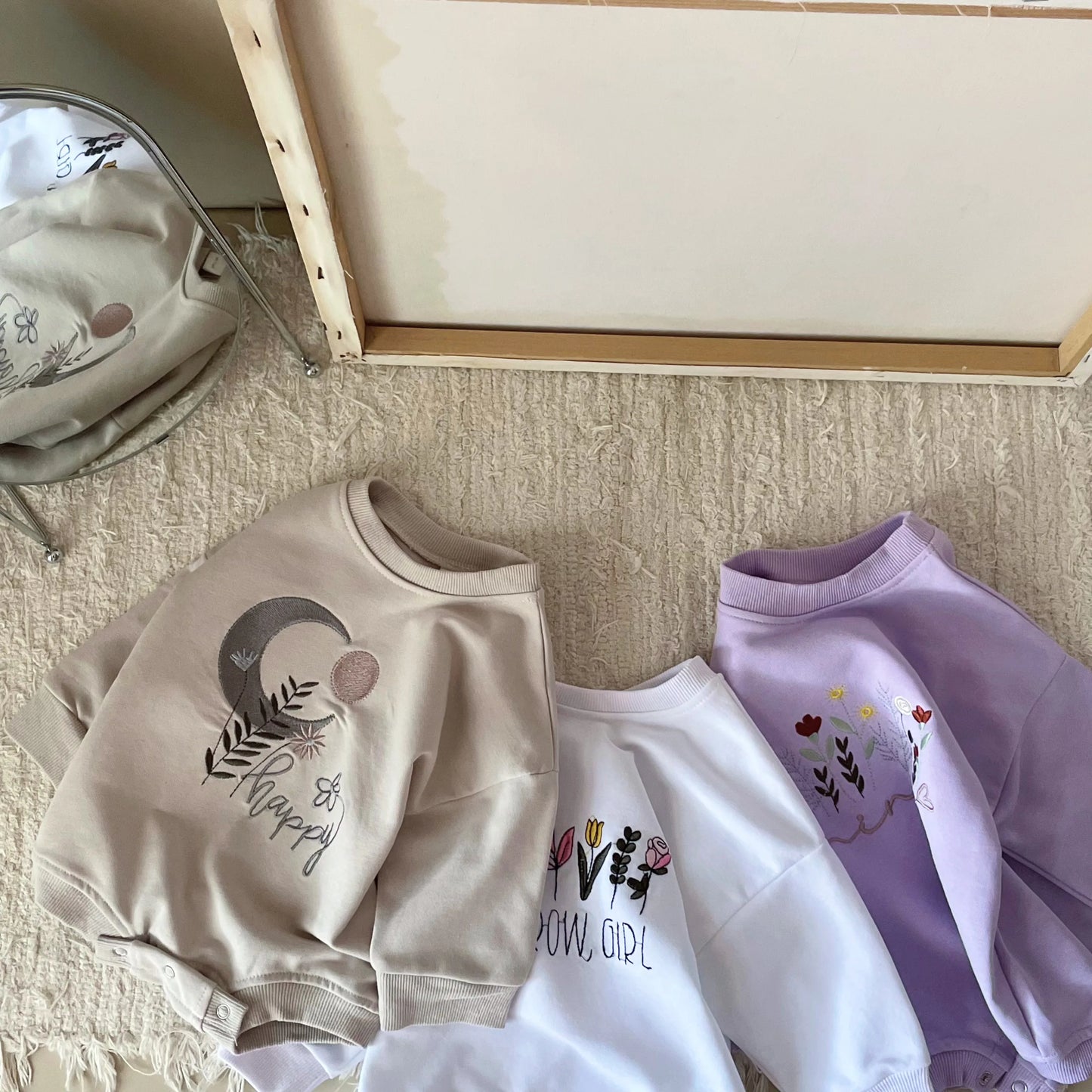 Embroidered Rompers