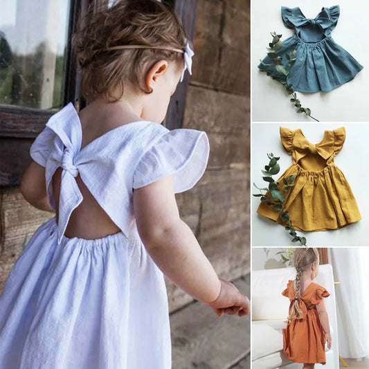 Cotton Linen Princess Dress