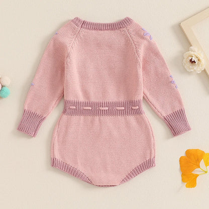 Floral Knit Style Romper
