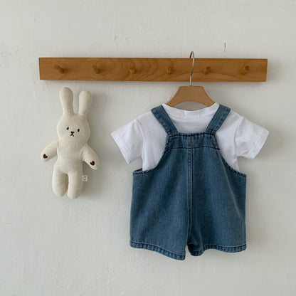 Baby Tee + Overall Pants