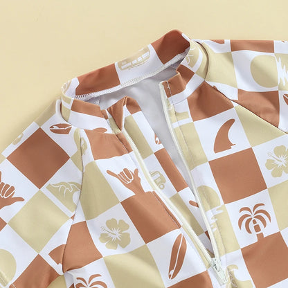 0-24 Toddler Zip Up Swimsuit