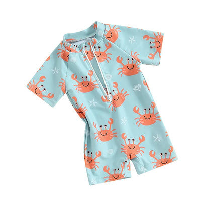 0-24 Toddler Zip Up Swimsuit