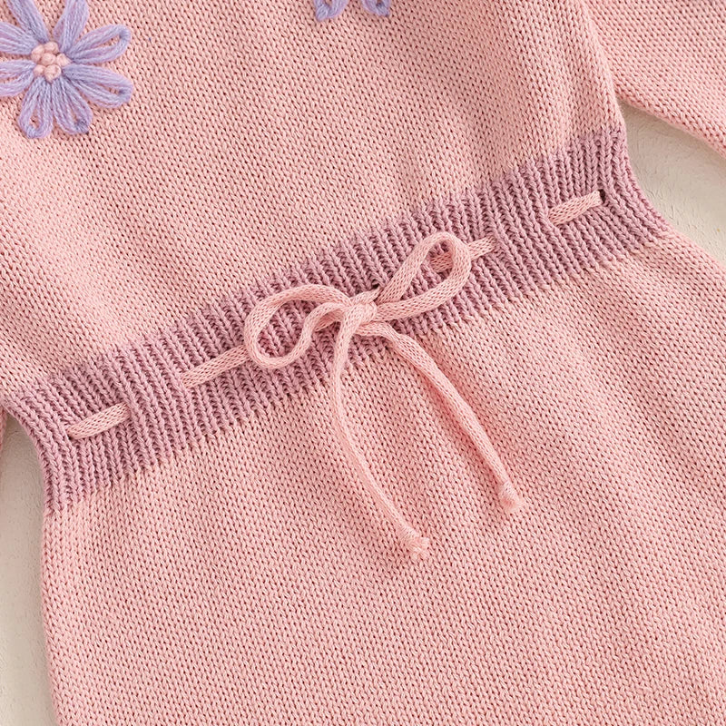 Floral Knit Style Romper