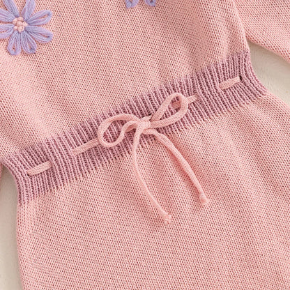 Floral Knit Style Romper