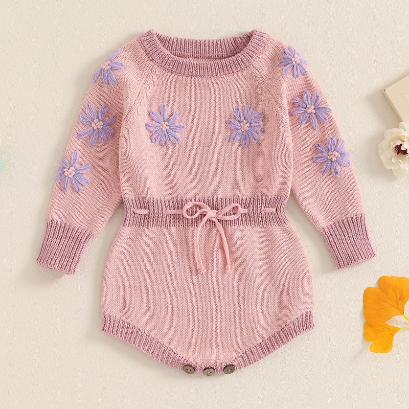 Floral Knit Style Romper
