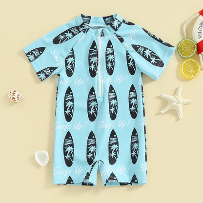 0-24 Toddler Zip Up Swimsuit