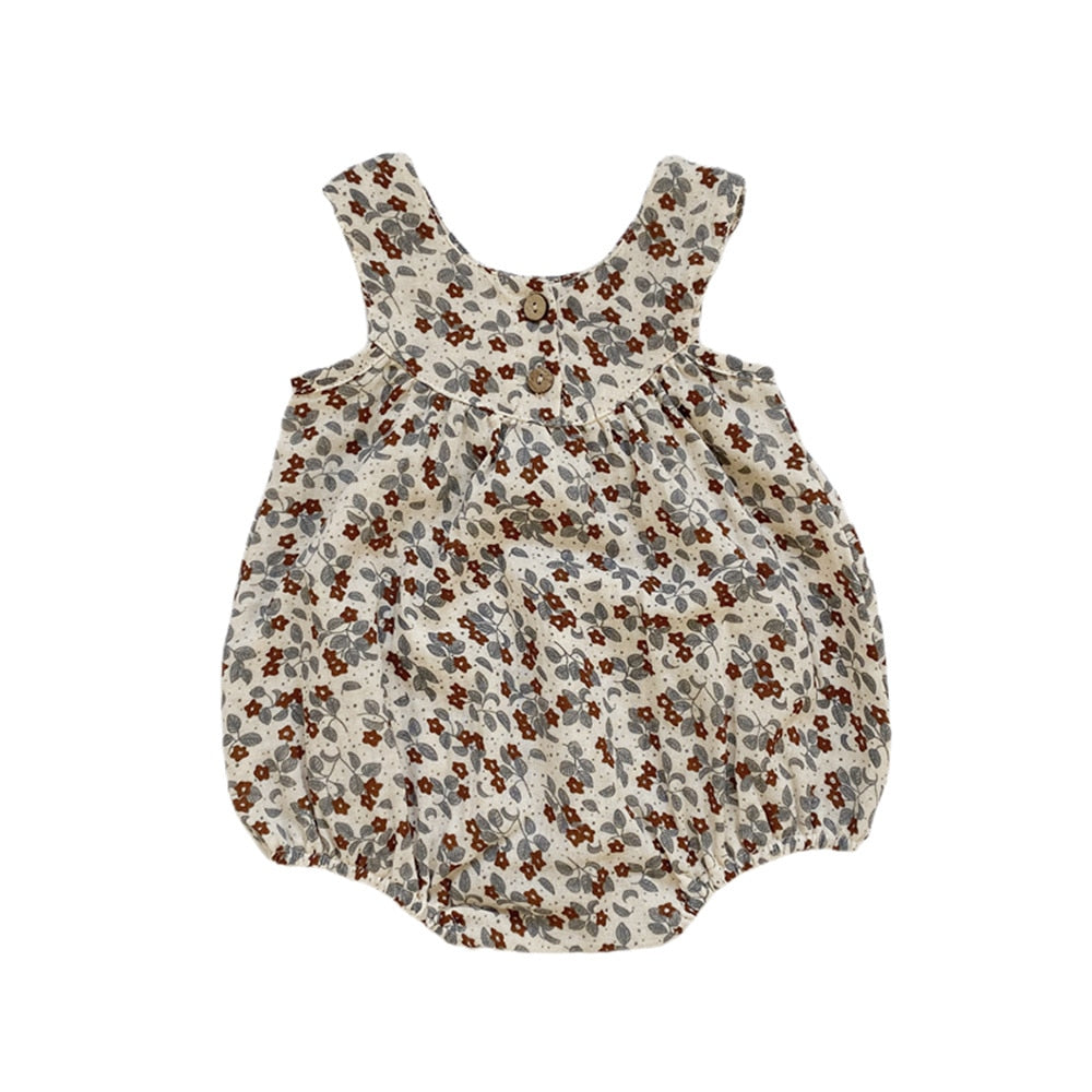 Summer Floral Baby Romper