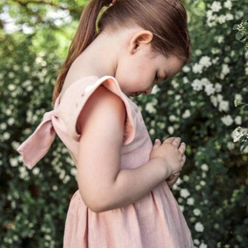 Cotton Linen Princess Dress