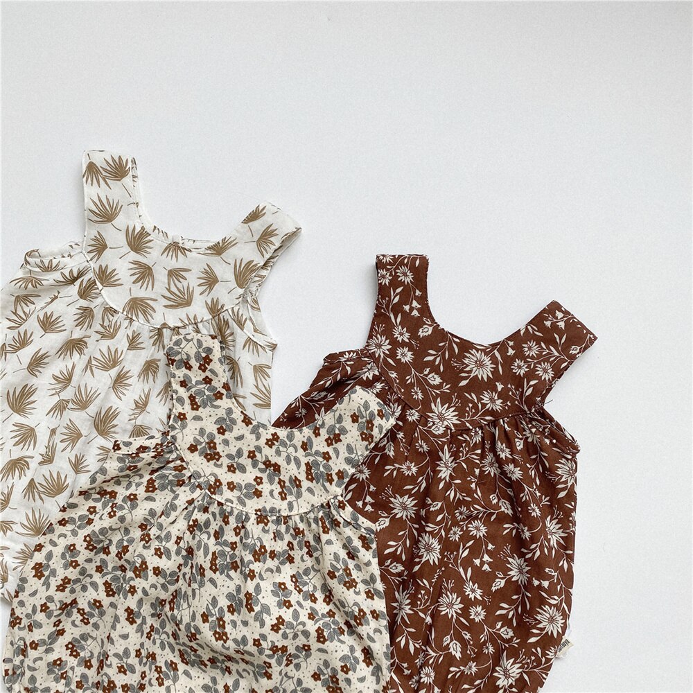 Summer Floral Baby Romper