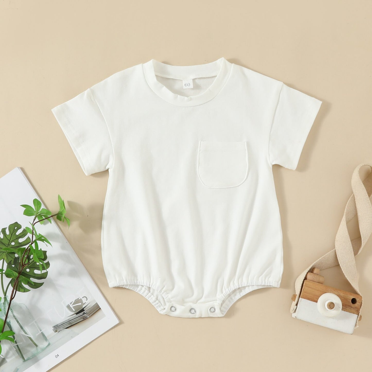 Casual Short Sleeve Romper