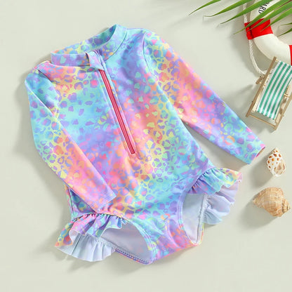 Ruffle Fish Scale Swimsuit