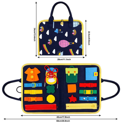 Montessori Busy Board for Toddlers
